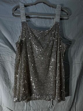 Vince Camuto Sequined Tank Top